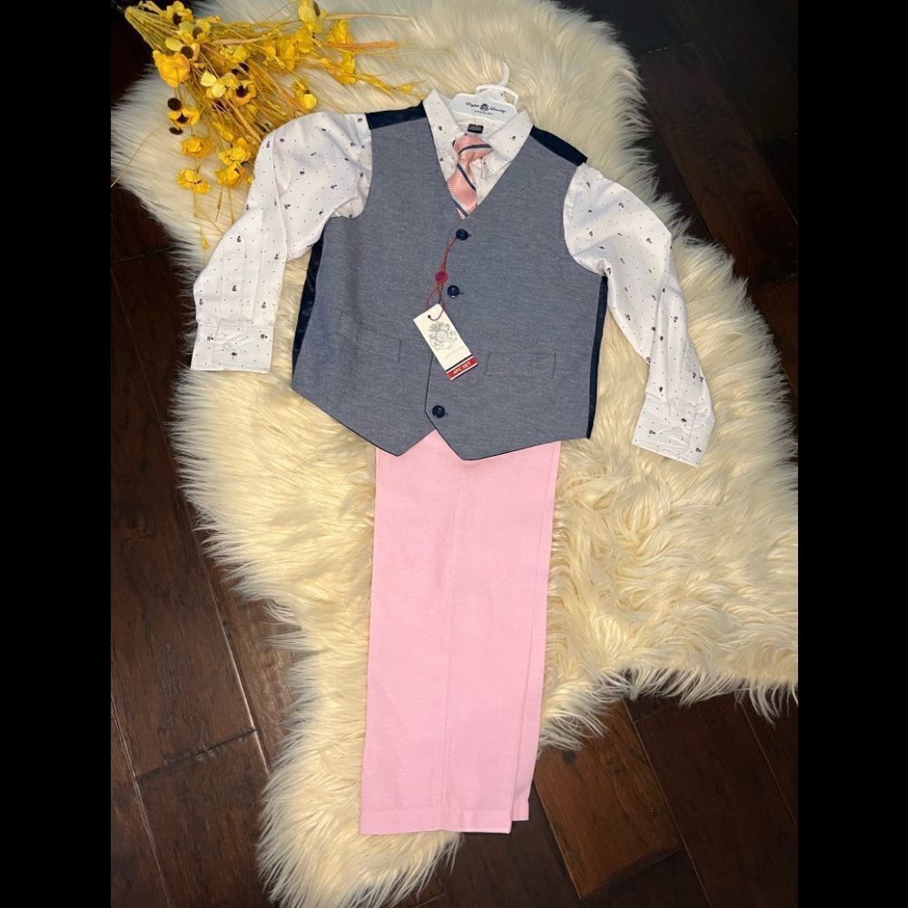 English Laundry 4pc vest set sz 8